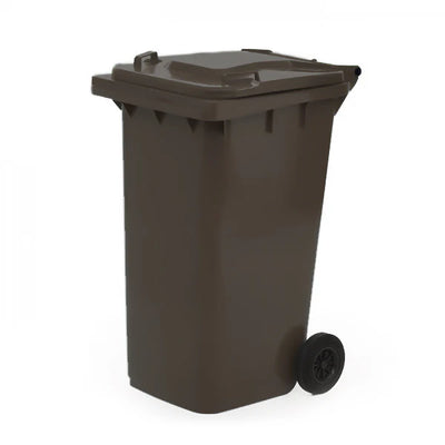 240 Litre Wheeled Waste Bin – HDPE Recycling & Wheelie Bin with Hinged Lid