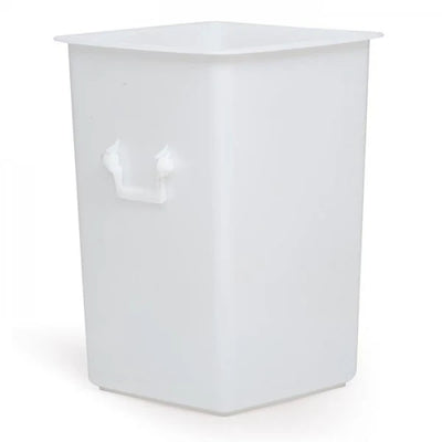 125 Litre Food Grade Rectangular Bin with Handle – Heavy Duty HDPE Stackable Container