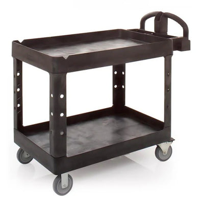 Large Heavy Duty 2 Shelf Stock Picking Trolley – 1150 × 660 × 850 mm