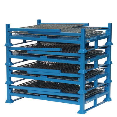 AB Handling Multifunctional Picking Trolley with Fold-Away Steps – 600kg Capacity, Non-Marking Castors, Space-Saving Design