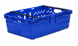 Caisse à bras de balle de supermarché de 35 litres