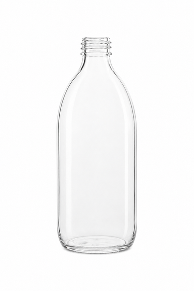 Bouteille en verre clair Alpha de 500 ml
