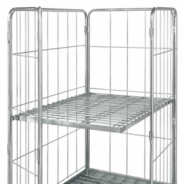 Removable Jumbo Roll Cage Shelf | Heavy-Duty Container Shelving Insert
