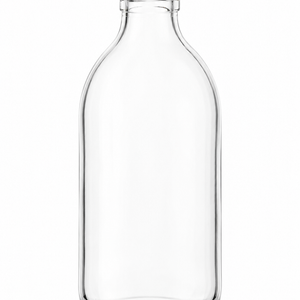 Bouteille en verre clair Alpha de 200 ml
