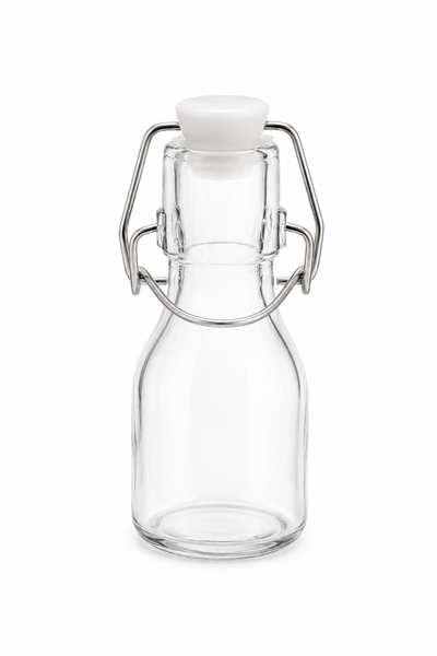 Bouteille à bascule avec bouchon stoppeur de 70 ml pour eau/jus/limonade