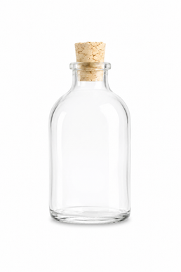 Flacon en verre d'injection de 50 ml
