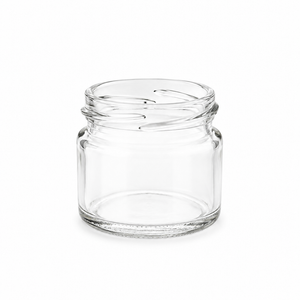 Pot en verre blanc flint de 15 ml