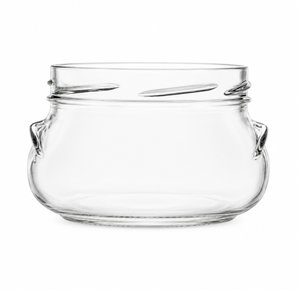 Pot en verre à col torsadé de 640 ml