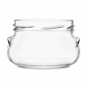 Pot en verre à col torsadé de 640 ml