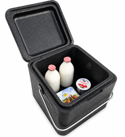 Coffre en mousse EPP pour bouteilles de lait