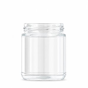 309ml Flint Glass Food Jar – 229g – White Flint Glass