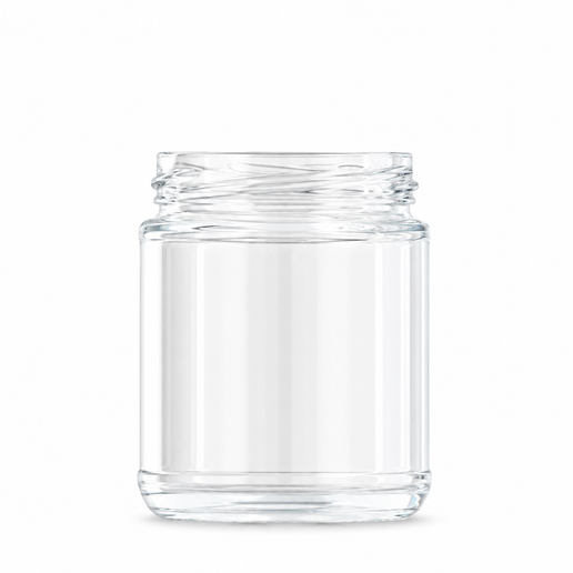 309ml Flint Glass Food Jar – 229g – White Flint Glass