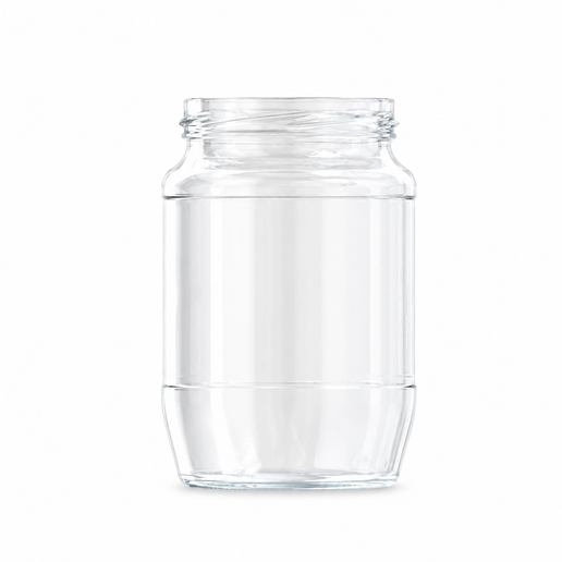 750ml Flint Glass Food Jar
