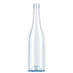 750ml Arctic Blue Burgundy Wine Bottle – 30mm Screw Top