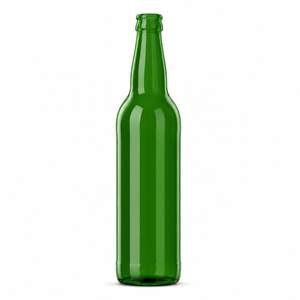 500ml Green Glass Ale Beer Bottle – 29mm Crown Cork Finish