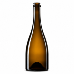ALIENOR 75cl Antique Green Sparkling Wine Bottle – Crown Finish