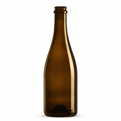 Méthode Traditionnelle 75cl Antique Green Glass Bottle – Crown Finish