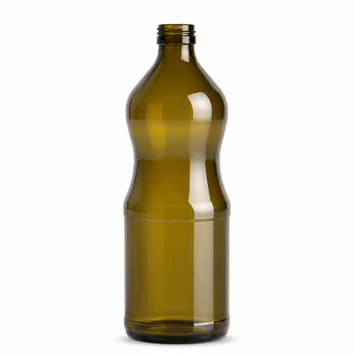 OLEA 100cl Antique Green Glass Bottle – G667 Screw Cap Finish