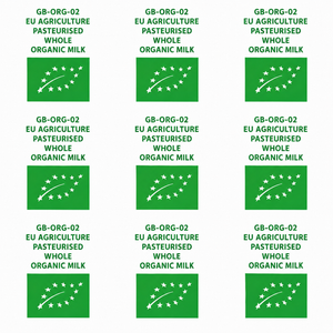 Feuille de recouvrement en aluminium – Lait entier biologique 51 mm x 50 microns (Environ 15 kg par boîte)