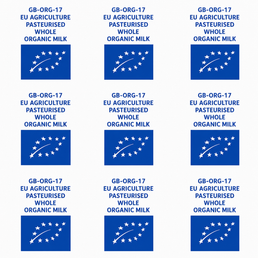 Feuille de recouvrement en aluminium – Organic Whole Blue Print Écossais 51 mm x 50 Microns (Environ 15 kg par boîte)