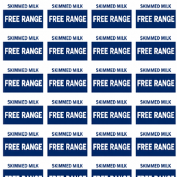 Feuille de recouvrement en aluminium – Lait écrémé de plein air 88 mm x 50 microns (environ 15 kg par boîte)