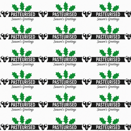 Feuille de recouvrement en aluminium – Argent et vert de Noël 51 mm / 88 mm x 50 microns (environ 15 kg par boîte)