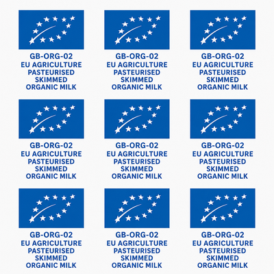Feuille de recouvrement en aluminium – Écrémé biologique 51 mm x 50 microns (environ 15 kg par boîte)