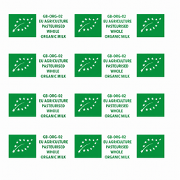 Feuille de recouvrement en aluminium – Impression semi-verte organique écossaise 51 mm x 50 microns (environ 15 kg par boîte)