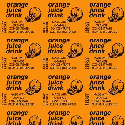 Feuille de recouvrement en aluminium – Boisson au jus d'orange 51mm / 88mm x 50 Microns (Environ 15kg par boîte)