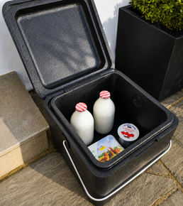 Coffre en mousse EPP pour bouteilles de lait