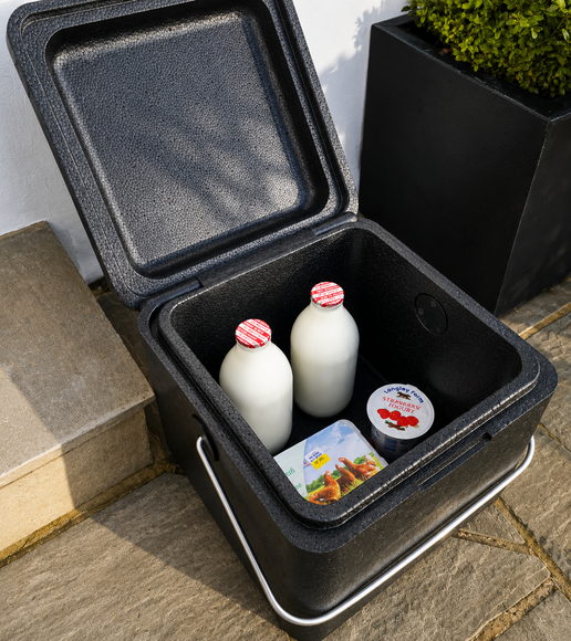 Coffre en mousse EPP pour bouteilles de lait