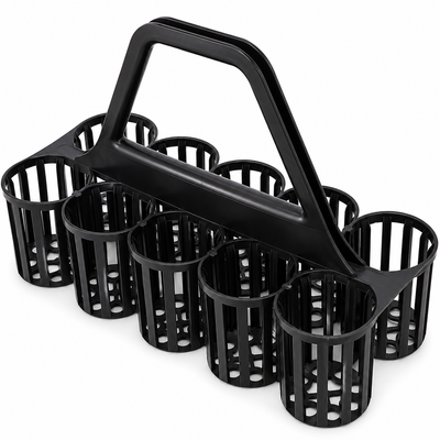 Porte-bouteilles en plastique pour 10 bouteilles