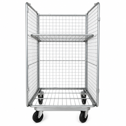 Used 3-Sided Roll Cage | Heavy-Duty Warehouse & Distribution Roll Container