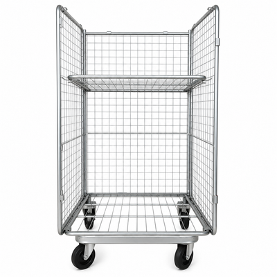 Used 3-Sided Roll Cage | Heavy-Duty Warehouse & Distribution Roll Container