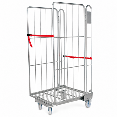 Used 2-Sided Roll Cage | Heavy-Duty Warehouse Roll Container | Refurbished Roll Cage
