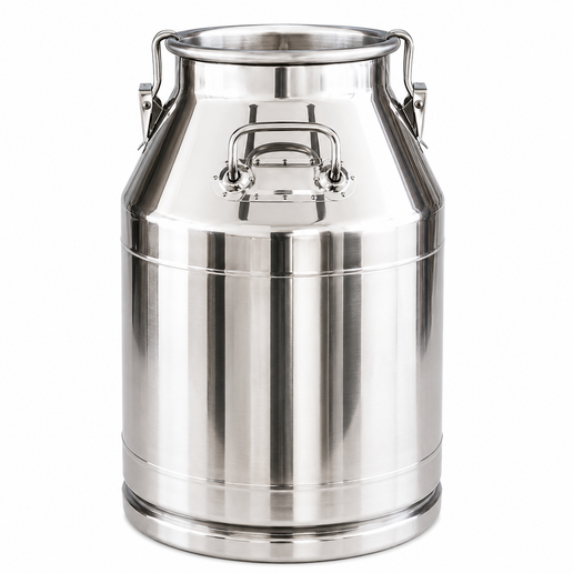 Bidon à lait en acier inoxydable de 10 litres – Transport durable et étanche