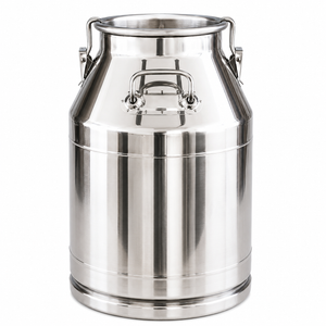 Bidon à lait en acier inoxydable de 5 litres – Compact, durable et hygiénique