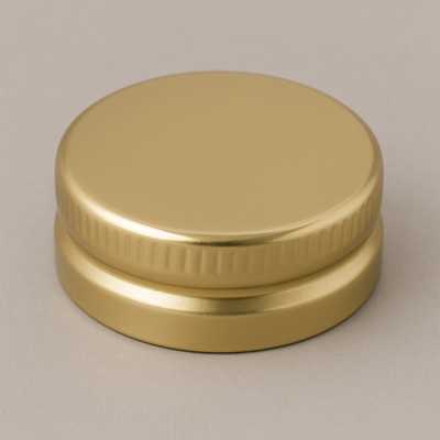 38MM Gold Twist-Off Cap RTO – 10mm High
