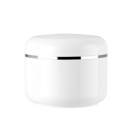 Tarro Arrop de 100ml con tapa y borde plateado