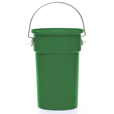 22 Litre Food Approved Round Bin with Drop-Down Stainless Steel Handle