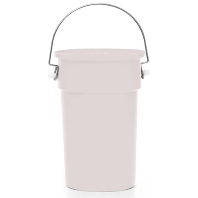 22 Litre Food Approved Round Bin with Drop-Down Stainless Steel Handle