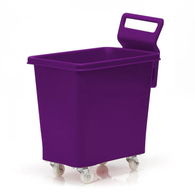 Carro moldeado de 135 litros aprobado para alimentos con asa