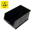 Electro Conductive Small Parts Bins | Black ESD Storage Containers