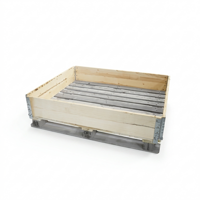 New Wooden Pallet Collar 1200 x 1000 x 200mm | 4-Hinge Block Pallet Collar | ISPM 15 Export Certified