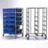 12 x Euro Trolley – Double Trolley for 35L Bale Arm Crates (600x400x197mm)