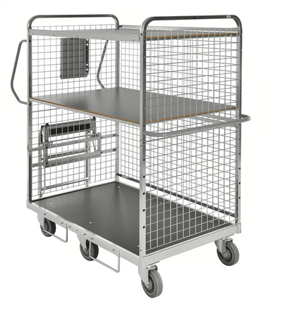 Modul 600 Picking Trolley – Electrogalvanised Flex Cart – 600kg Capacity (1295 × 810 × 1700 mm)