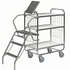 Series 8000 Shelving Trolley – Electrogalvanised Flex Cart – 250 kg Capacity (1195 × 470 × 1120 mm)