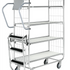 Series 8000 Shelving Trolley – Electrogalvanised with Central Lock – 250 kg Capacity (1395 × 470 × 1590 mm)