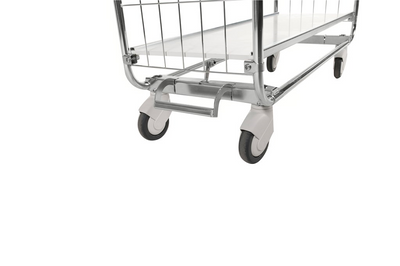 Series 8000 Shelving Trolley – Electrogalvanised Flex Cart with Central Lock – 250kg Capacity (1195 × 470 × 1120 mm)