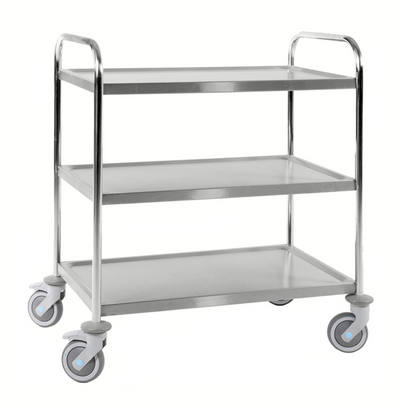 Stainless Steel Trolley – 3 Levels – C3 – 910 × 590 × 965 mm